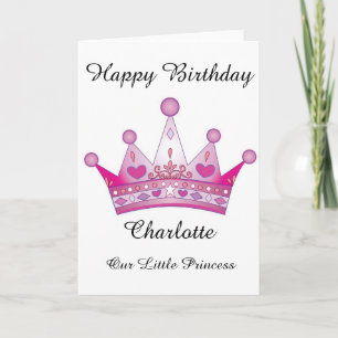 Personalised Birthday Card - Our Little Princess