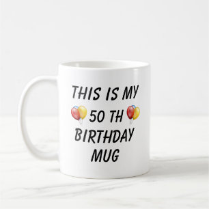 Personalised Birthday Mug, Coffee Mug