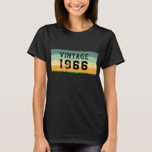 Personalised Birthday T-Shirt   Vintage 1966 Retro
