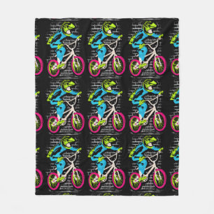 Personalised Bmx Fleece - Bmx Bike Graffiti Blanket