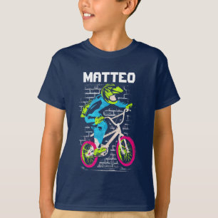 Personalised Bmx T-Shirt - Bmx Bike Graffiti