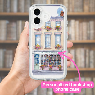Personalised Bookshop iPhone 16 Case