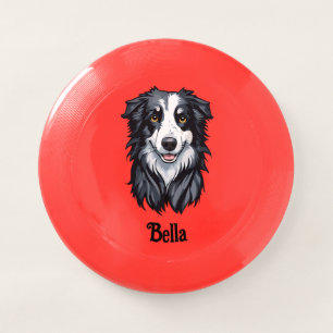 Personalised Border Collie Wham-O Frisbee
