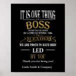 Personalised Boss Day thank you gift office decor