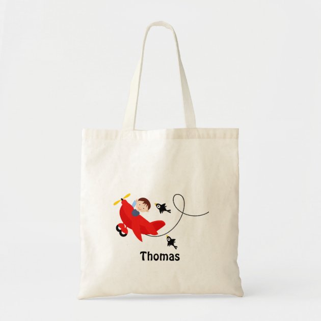 plane tote bag