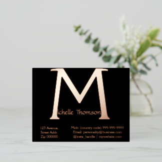Personalised Business Card | Big Bold Name
