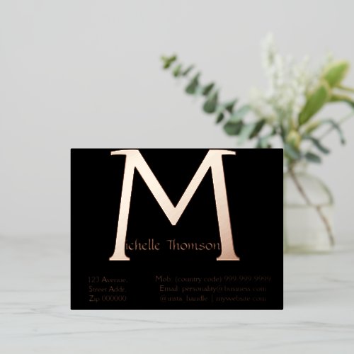 Personalised Business Card  Big Bold Name