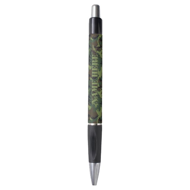 PERSONALISED CAMOFLAGE PENCIL PEN (Front Vertical)