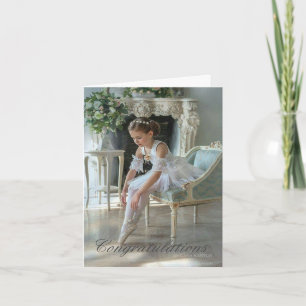Personalised Celebration Card - Ballerina