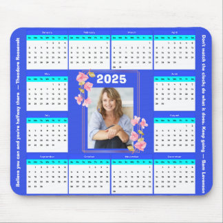 Personalised Centrepiece Desk Photo Calendar Mouse Pad