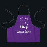 Personalised Chef Name Cooking Love Baking Custom Apron<br><div class="desc">Personalised Chef Name Cooking Love Baking Custom Apron</div>