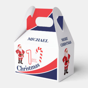 Personalised Christmas Baby "My 1st Christmas" Favor Boxes