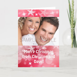 Personalised Christmas card