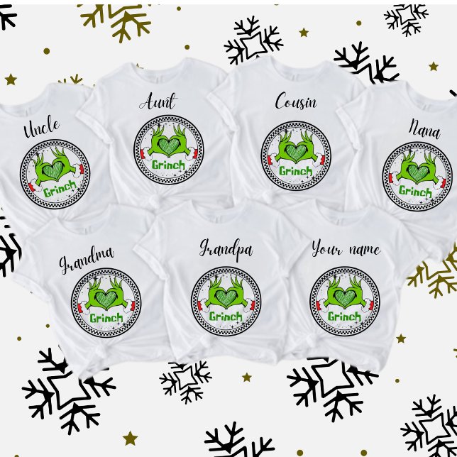   personalised Christmas for the whole family T-Shirt (Creator Uploaded)