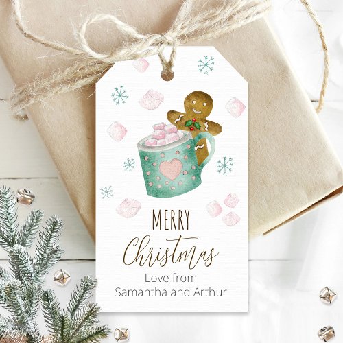 Personalised Christmas tag _ Holiday gift tag