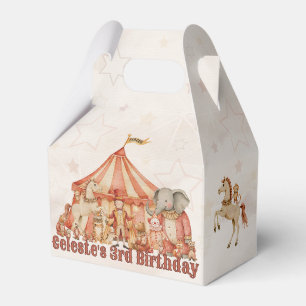 Personalised Circus Theme Favour Boxes 🎪🐘🎨✨