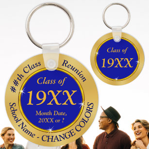 Personalised Class Reunion Gifts, Class Reunion  Keychain