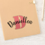 Personalised Clear Vinyl Name Labels