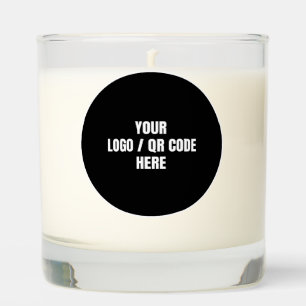 Personalised Company Logo, photo or QR code Scented Candle