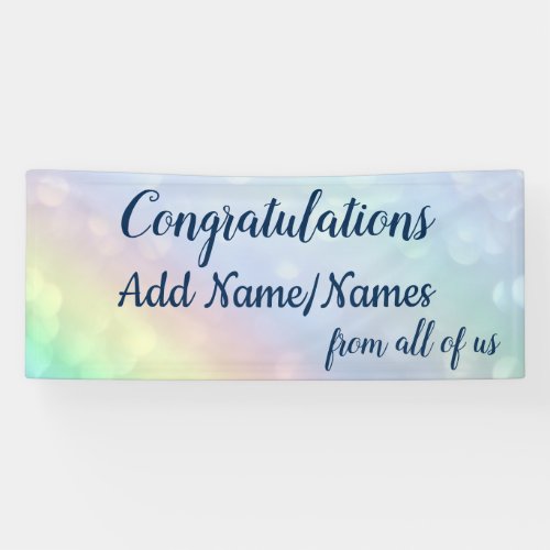 Personalised Congratulations Banner