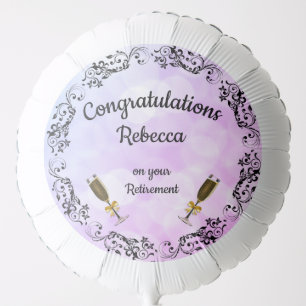 Personalised Congratulations Retirement Balloon