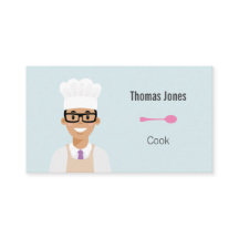 Personalised Cook Avatar Business Card