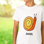 Personalised Cool Snail T-Shirt