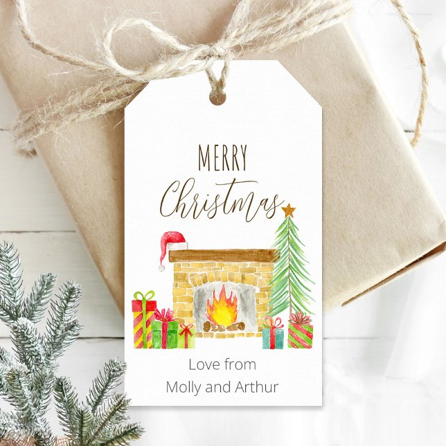Personalised Cozy Christmas Tag - Holiday gift tag (Creator Uploaded)
