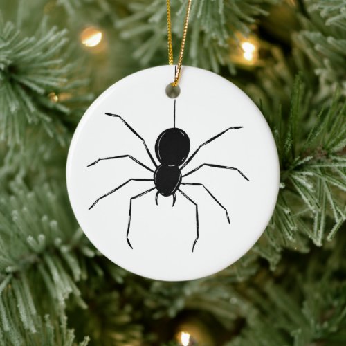 Personalised Creepy Spider Halloween Tree Ornament