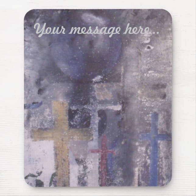 Personalised Crosses Mousepad (Front)