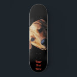 Personalised Custom Dog Face On Skateboard<br><div class="desc">Custom personalised skateboard deck with dog face picture design and text. Create, personalise and customize your own skateboard deck with photo, graphics and text.</div>