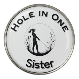 Personalised Custom Golf Hole in 1 Ball Marker