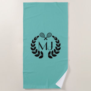 Personalised Custom Monogram Tennis Towel