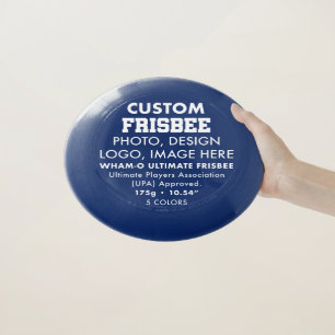 Personalised Custom Photo Blue Ultimate Frisbee