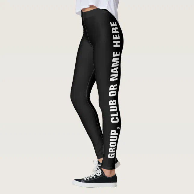 Personalised, Customised, Your Name Leggings 2 Zazzle