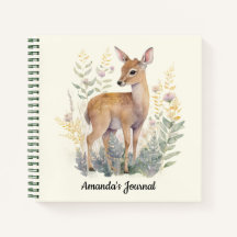 Personalised Cute Baby Deer in Nature