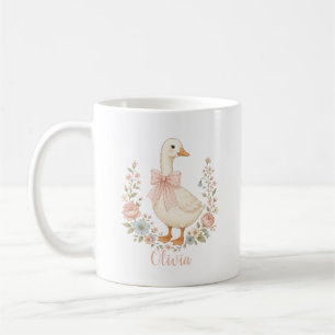 personalised cute goose nursery baby shower gift coffee mug