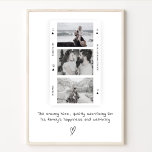 Personalised Dad Photo Roll Minimal  Gift   Poster<br><div class="desc">★ Custom Dad Photo Roll Print- Father's Day Gift★ The Dad Definition Print with Photo is a beautiful and personalized gift that celebrates the special bond between a father and his child. 🎁 You can customize this print with a photos of you and your dad and qoute of what "dad"...</div>