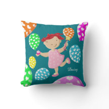 Personalised Daisy Cupcake Heart Balloons Kids