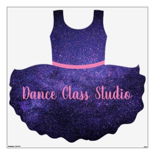 Personalised Dance Class Studio Wall Decal