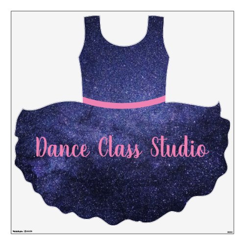 Personalised Dance Class Studio Wall Decal