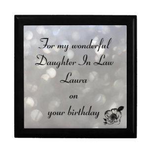 Personalised Daughter In Law Birthday Gift Box