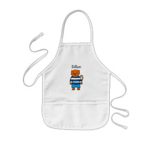 Personalised Dillon the Cat Kids' Apron