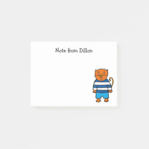 Personalised Dillon the Cat Post-it Notes