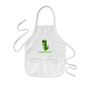 Personalised Dinosaur Kids' Apron