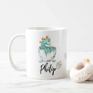 Personalised Dinosaur mug 