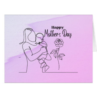 Personalised DIY Mother's Day with original poem Cards