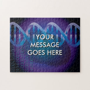 Personalised DNA Fingerprint Science Jigsaw Puzzle