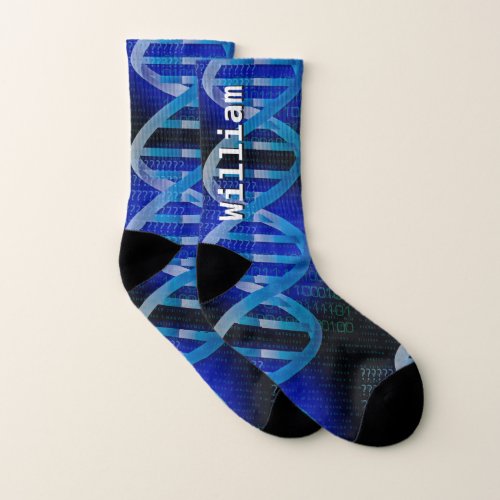 Personalised DNA ID Medical Science Socks