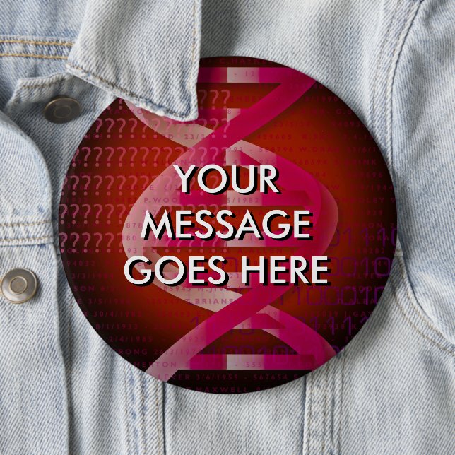 Personalised DNA ID Red Button (In Situ)